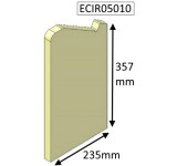 ECIR05010 Parkray Right Side Brick  |  Aspect 5 (NON Eco)